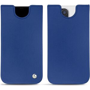 Noreve Funda de piel Apple iPhone 13 Pro Max Perpétuelle Bleu océan