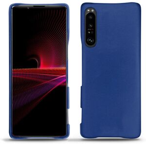 Noreve Funda de piel Sony Xperia 1 III Perpétuelle Bleu océan