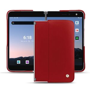 Noreve Funda de piel Microsoft Surface Duo 2 Perpétuelle Rouge