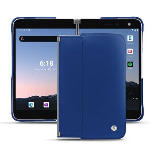 Noreve Funda de piel Microsoft Surface Duo 2 Perpétuelle Bleu océan