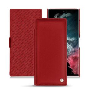 Noreve Funda de piel Samsung Galaxy S22 Ultra Perpétuelle Rouge