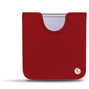 Noreve Funda de piel Samsung Galaxy Z Flip4 Perpétuelle Rouge