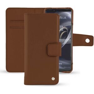 Noreve Funda de piel Sony Xperia 5 III Perpétuelle Marron