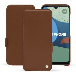 Noreve Funda de piel Fairphone 4 Perpétuelle Marron