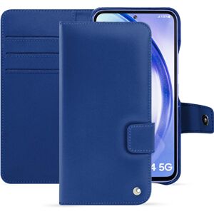 Noreve Funda de piel Samsung Galaxy A54 Perpétuelle Bleu océan