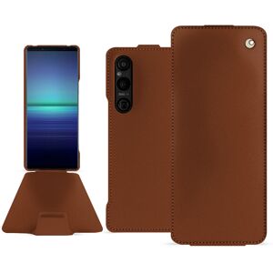 Noreve Funda de piel Sony Xperia 1 V Perpétuelle Marron