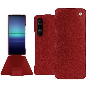 Noreve Funda de piel Sony Xperia 1 V Ambition Tomate