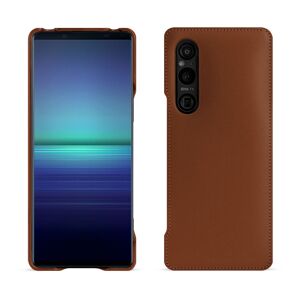 Noreve Funda de piel Sony Xperia 1 V Perpétuelle Marron