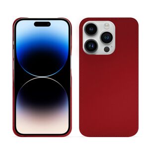 Noreve Funda de piel Apple iPhone 15 Pro Perpétuelle Rouge