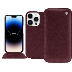 Noreve Funda de piel Apple iPhone 15 Pro Ambition Lie de vin