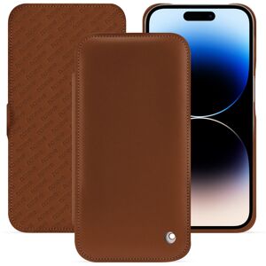 Noreve Funda de piel Apple iPhone 15 Pro Perpétuelle Marron