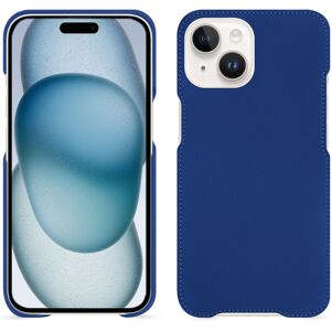 Noreve Funda de piel Apple iPhone 15 Perpétuelle Bleu océan