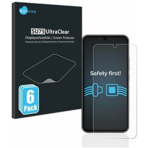  Savvies Screen Protector compatible with Pioneer SPH-DA360DAB  Protection Film Clear 6-Pack : Electronics