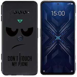 AQGG para Xiaomi Poco X6 Pro (6.67) Funda + Cristal Templado, Case Caso  Negro Suave Silicona Cover TPU Carcasa Vidrio Templado Protector para  Xiaomi