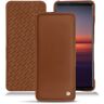 Noreve Funda de piel Sony Xperia 5 II Perpétuelle Marron