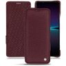 Noreve Funda de piel Sony Xperia 1 IV Ambition Lie de vin