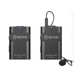 Boya Kit Micrófono lavalier inalámbrico Boya BY-WM4 PRO