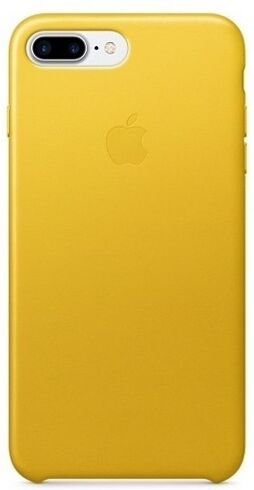 Apple Carcasa APPLE Leather iPhone 7 Plus, 8 Plus amarillo