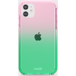 Holdit Phone case Seethru Gradient Grass Green/Bright Pink iPhone 11 unisex