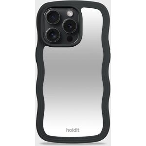 Holdit Wavy Case Black/Mirror iPhone 15 Pro unisex