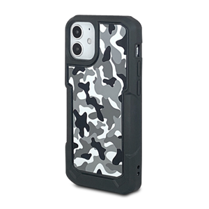 Puhelinkotelo Intuitive Cube X-Guard iPhone 12 Mini Läpinäkyvä