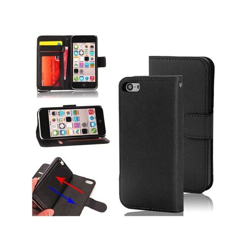 CaseOnline Lompakkokotelo Magneetti 2i1 Apple iPhone 4 / 4S : väri - musta