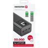 Swissten Power Line Power Bank 50000 mAh 100W Power Delivery black