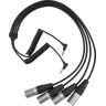 Saramonic Cable Sr-c2020 2 X 3.5mm Trs M To 4 X Xlr M Cable