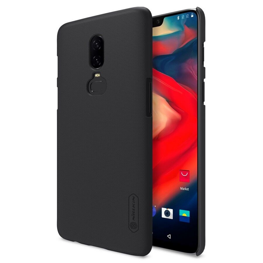 Puhelimenkuoret.fi OnePlus 6 Suojakuori Nillkin Frosted Musta