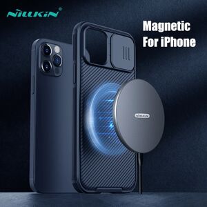 Nillkin CamShield-Coque Magnétique de Protection de Caméra  Étui MagSafe pour iPhone 15 Pro Max  14