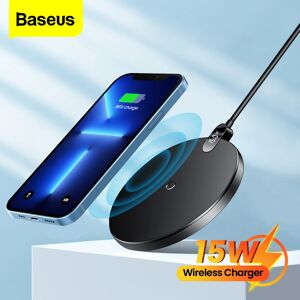 BASEUS Bas192.- Chargeur sans fil rapide à affichage numérique LED  15W  iPhone 13  12  11 Pro Max
