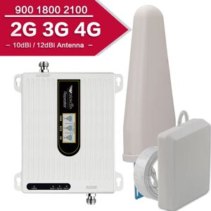 Walokcon Amplificateur de Signal 4g pour téléphones portables  répéteur de Signal Gsm 2g 3g 4g  antenne