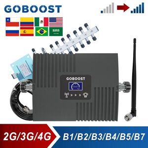 GOBOOST – amplificateur de Signal pour téléphone portable  Kit de répéteur 850 UMTS 2100  LTE  4G