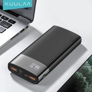 KUULAA – batterie portable 20000mah  Charge rapide 3.0 PD  pour xiaomi redmi note 10  poco x3 f3