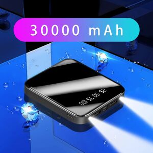 Batterie externe Portable 30000mAh  chargeur rapide pour Iphone  Samsung  Xiaomi  plein écran miroir