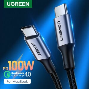 UGREEN – câble USB type-c 5A de 100W pour recharge rapide  cordon de chargeur usb-c pour Samsung
