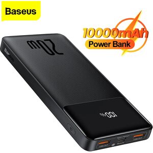 Baseus – Power Bank 10000mAh  batterie externe 20000 mAh  chargeur Portable PD 20W  pour iPhone