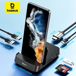 BASEUS Bas192.- airies USB C Dex Station vers USB 3.0  compatible HDMI  Samsung S20  Note 20  Huawei P40