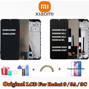 Xiaomi Ensemble écran tactile LCD avec châssis  pour Xiaomi Redmi 9 9A 9C  100% original