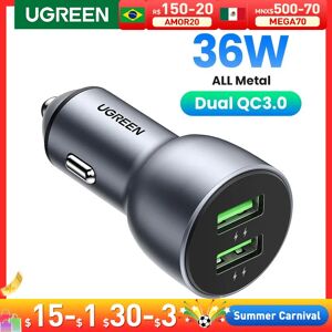 UGREEN ? chargeur de voiture rapide 3.0  QC 3.0  USB  pour telephone portable  Samsung  Xiaomi