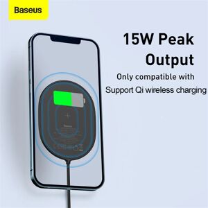 BASEUS Bas192.- Chargeur magnétique sans fil léger  chargeur QI portable  chargeur rapide pour iPhone 12 - Publicité