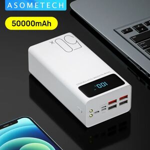 ASOMETECH Power Bank 50000 mAh  chargeur Portable  batterie externe 50000 mAh  avec éclairage LED  pour iPhone