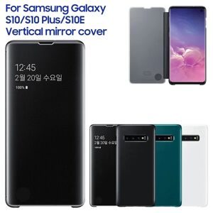 yelping Nouveau Miroir Clear View Cover Phone Case pour Samsung GALAXY S10 S10E G9700 S10Plus SM-G970F