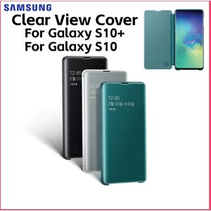 Clear View Smart Cover Smart Phone Cover pour Samsung Galaxy S10 + S10Plus SM-G9750 - Publicité