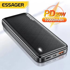 Essager PD – Batterie Externe pour Chargeur  Accessoire de Charge 20 W  1000 mAh  pour Téléphone