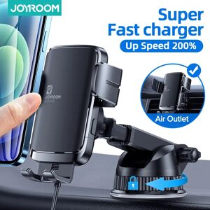 Joyroom – Support de téléphone de voiture 15W  chargeur sans fil pour tableau de bord  évacuation de