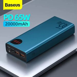Baseus – batterie externe Portable 65W 20000mAh  chargeur PD QC 3.0 22.5W  Powerbank 20000 - Publicité