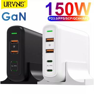 URVNS-Chargeur USB Type-C pour MacPlePro  Lenovo  iPhone  adaptateur secteur à charge rapide  150W