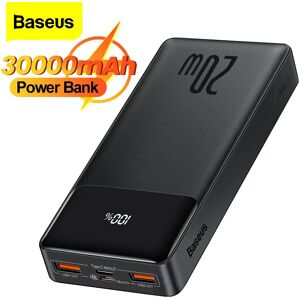 Baseus – batterie externe Portable 30000mAh  Power Bank  PD 20W  20000mAh  pour iPhone  Xiaomi