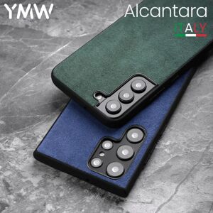 YMW ALCANTARA-Étui de luxe en cuir Élpour téléphone  pour Samsung Galaxy S24 Ultra S23 S22 S21 FE